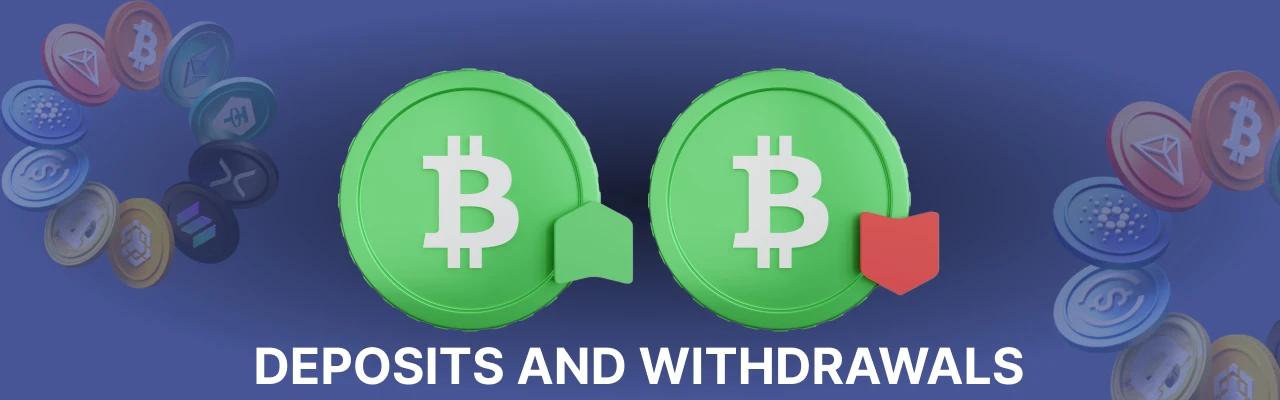 Deposits and withdrawals at bitcoin cash casinos