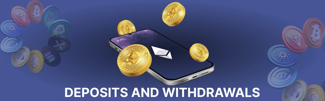 Deposits and withdrawals at ethereum casinos