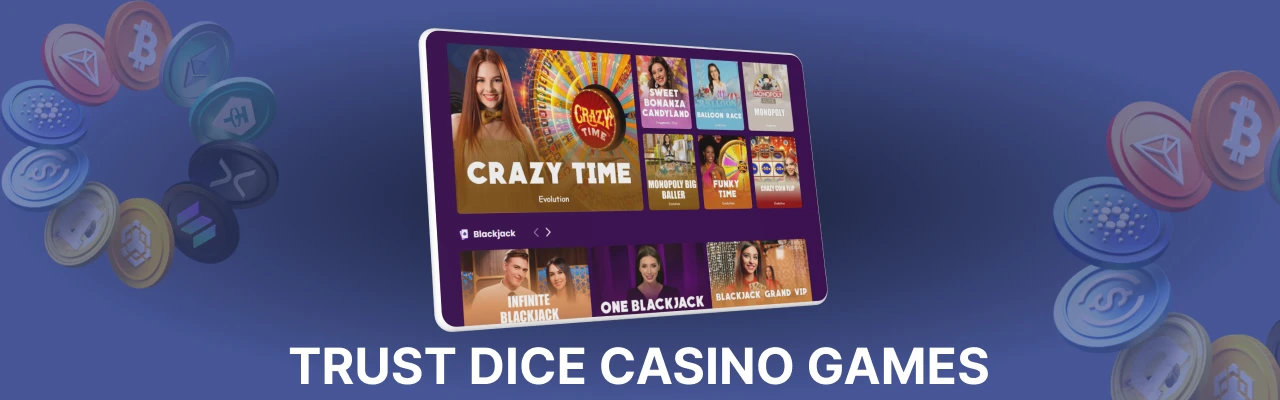 Trust dice casino live games
