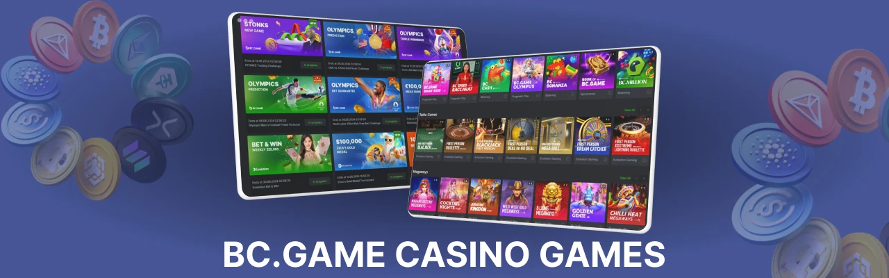 Bc game casino live games