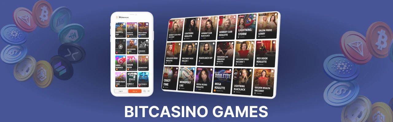 Bitcasino live games