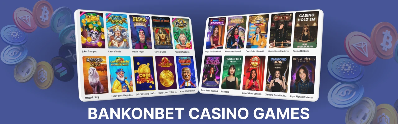 Bakonbet casino live games