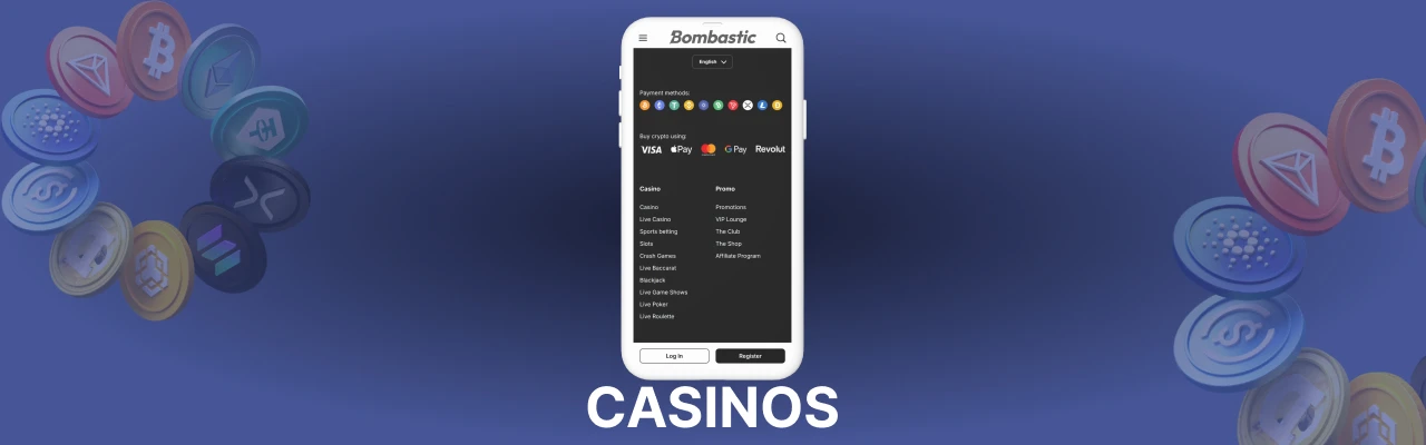 Deposit and withdrawals at bombastic casino