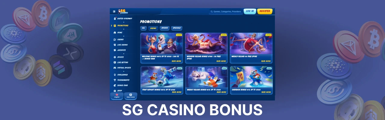 Sg casino bonuses