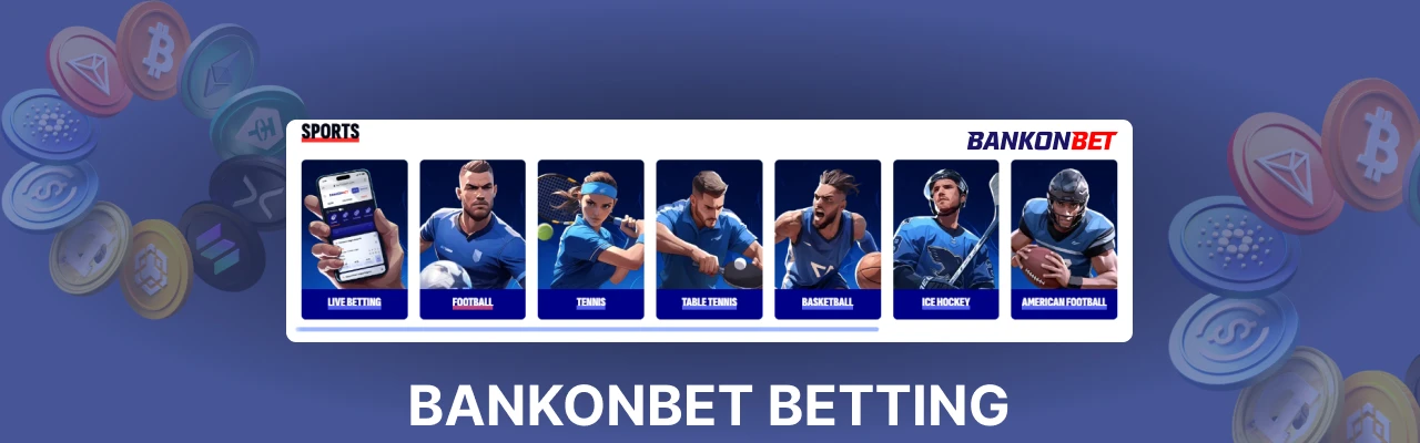 Sports betting odds at bankonbet casino