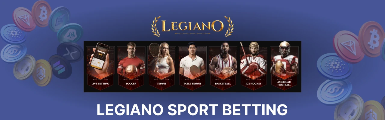 Sports betting odds at legiano casino