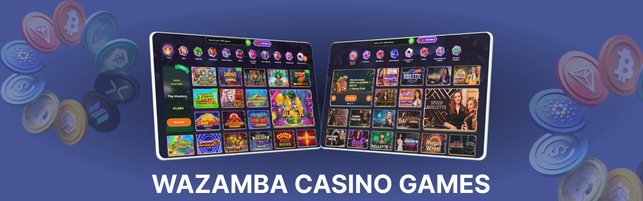 Wazamba casino live games