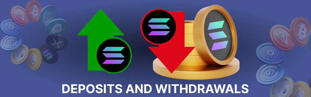 Deposits and withdrawals at solana casinos