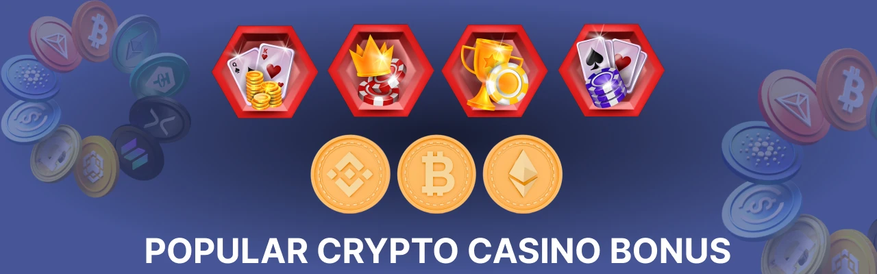 Popular crypto casino bonuses