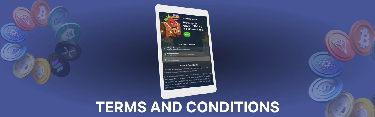 Wazamba bonuses terms and conditions