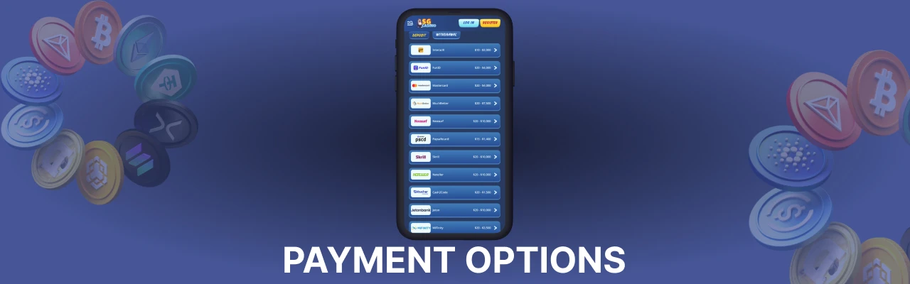 Payment options on sg casino