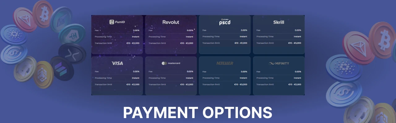 Wazamba payment options